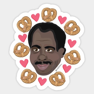 For The Love of Pretzels Sticker